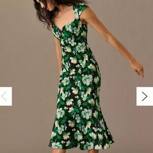 Anthropologie The Cecily Fit & Flare Sweetheart Dress